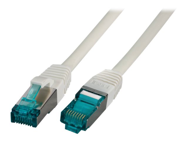 EFB RJ45 Patchkabel S/FTP Cat6A LSZH Grau 1m - Vorderansicht