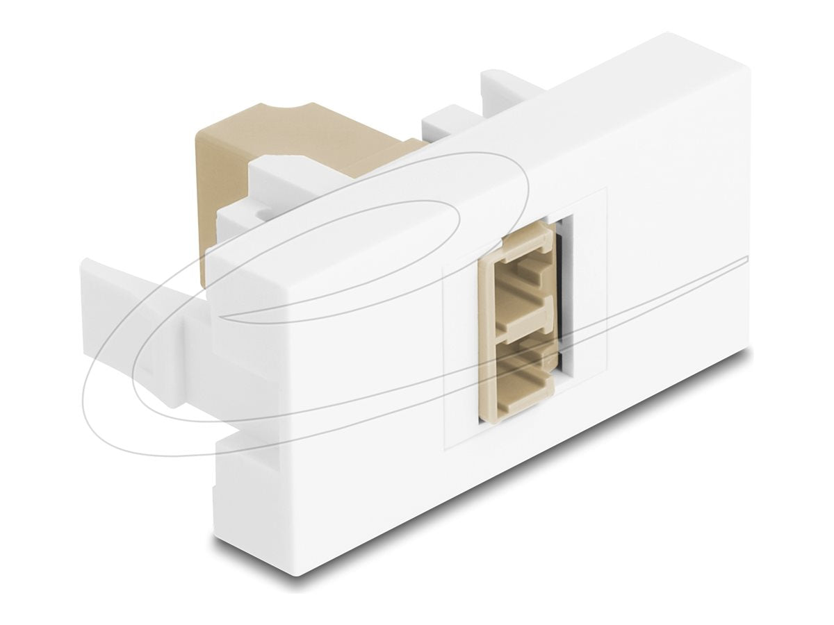 DELOCK Easy 45modul LC Duplex Buchse Vorderansicht