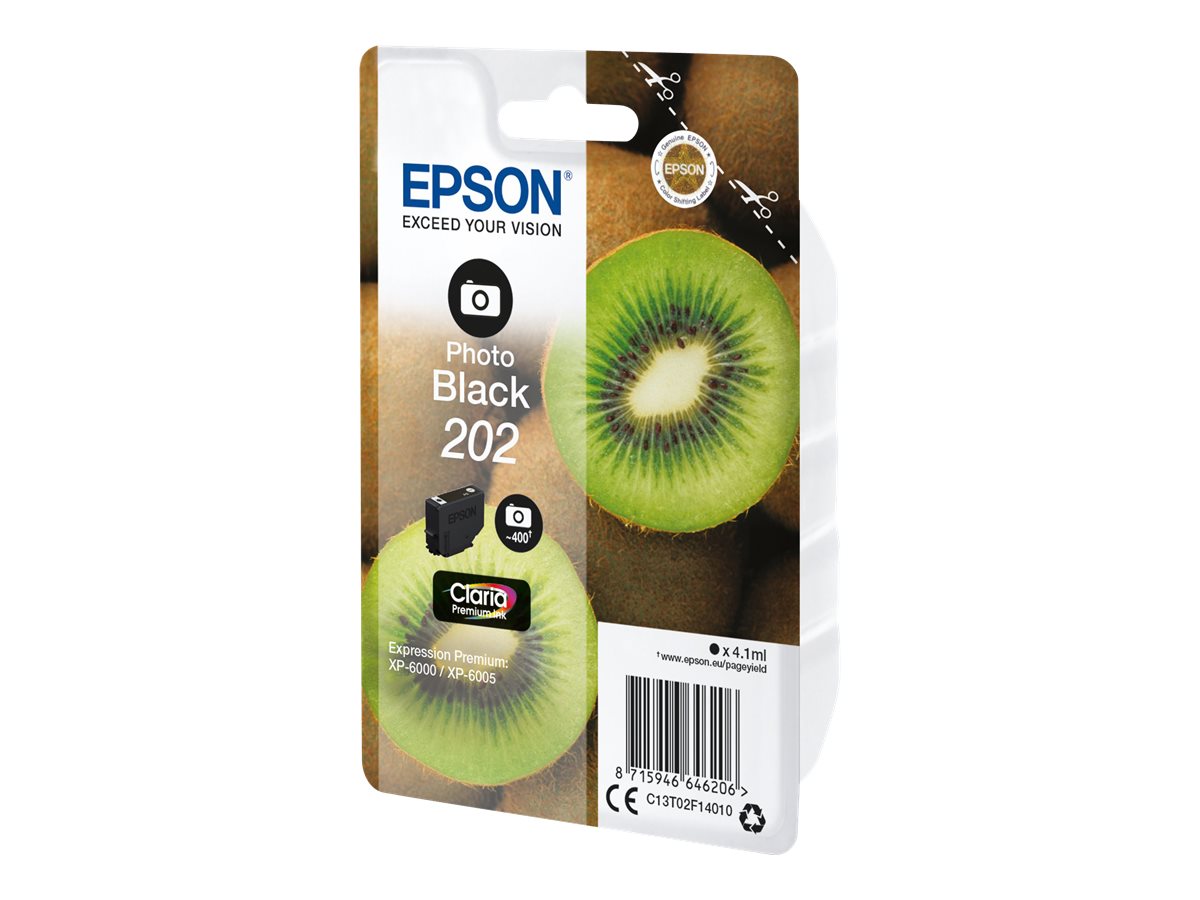 EPSON 5LB Singlepack Photo Black 202 Kiwi Clara Premium Ink Verpackung