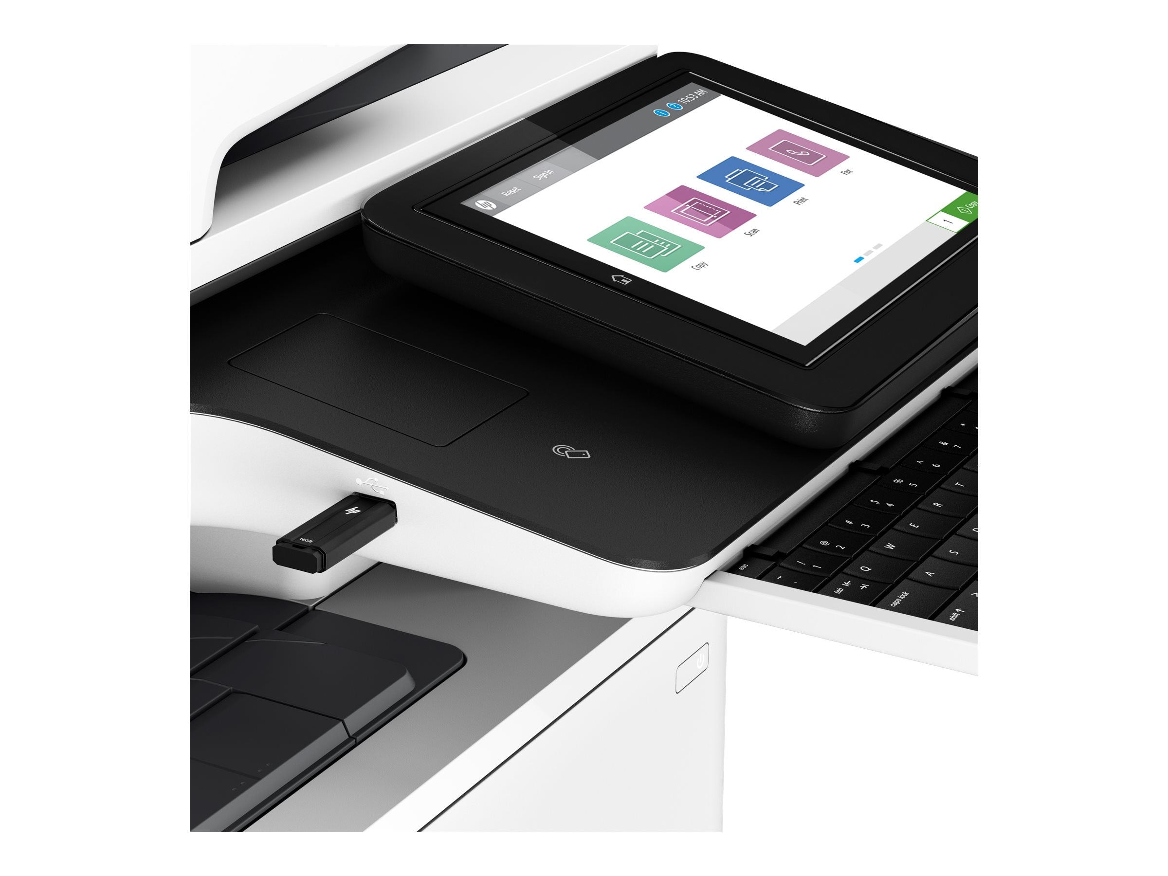 HP LaserJet Enterprise Flow MFP M528z Detailansicht
