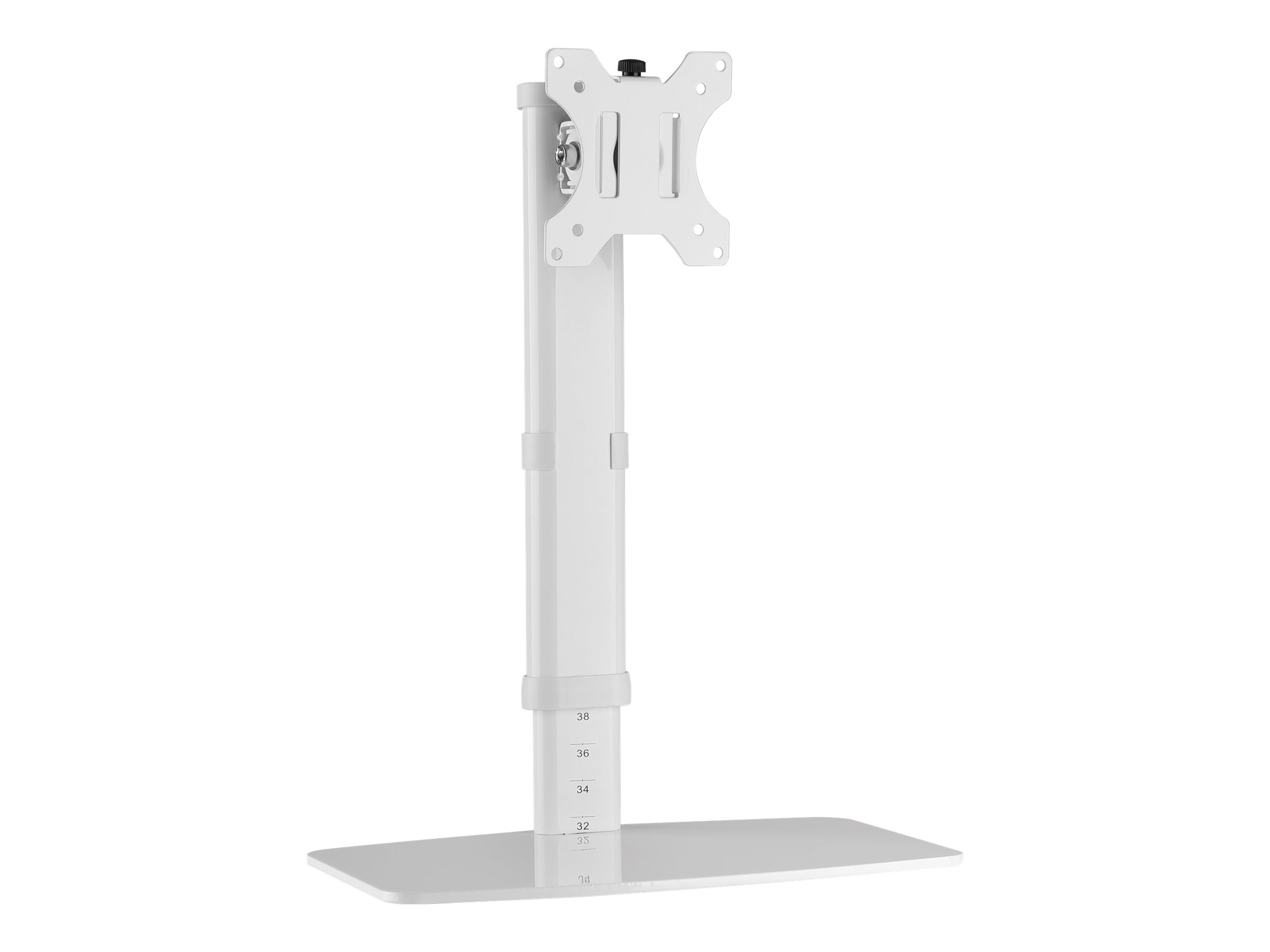 TECHLY Monitor Tischstaender weiss freistehend Detailansicht