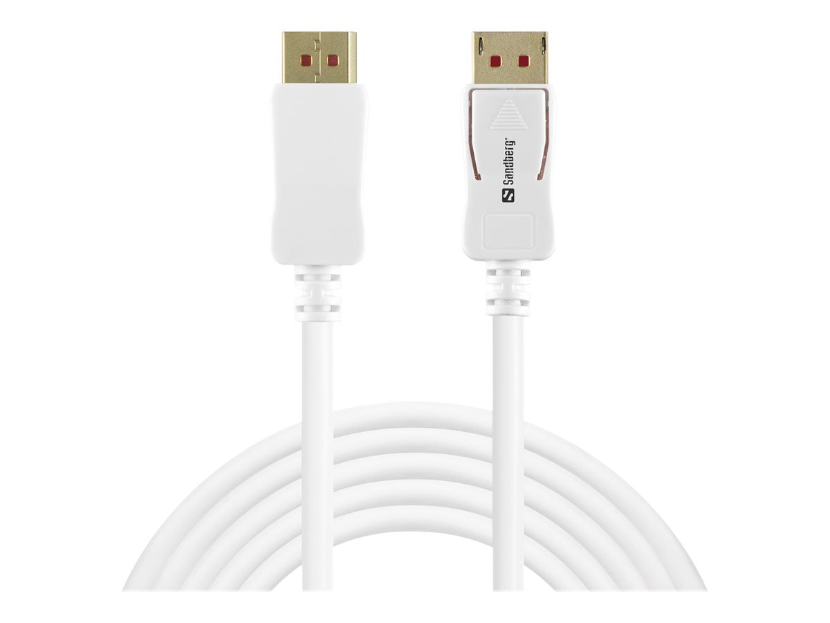 SANDBERG DisplayPort 1.4 8K60Hz 2m Vorderansicht