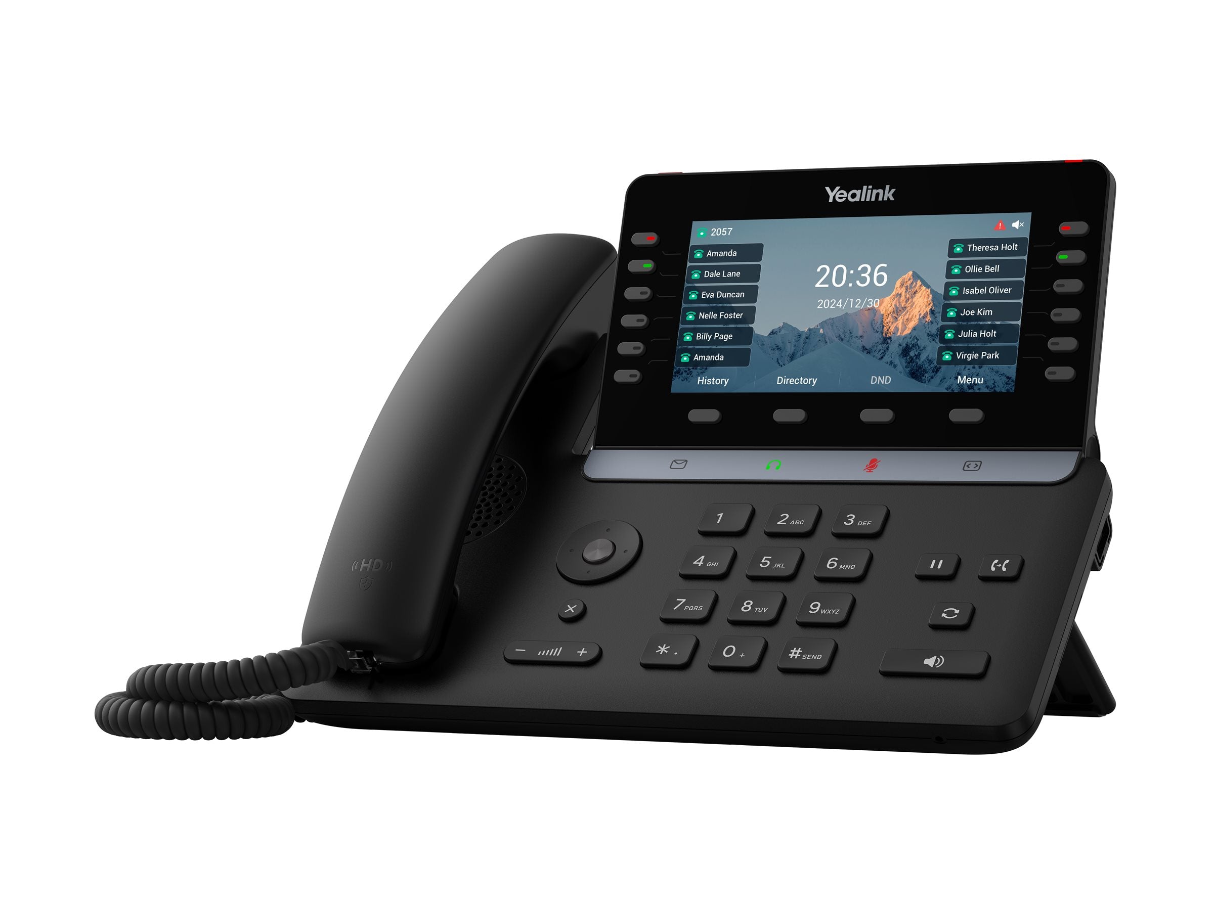 YEALINK SIP-T85W VoIP-Telefon Vorderansicht