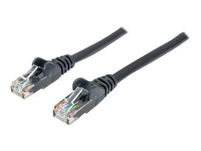 INTELLINET Netzwerkkabel Cat6 U/UTP CCA 2,0 m schwarz - Detailansicht
