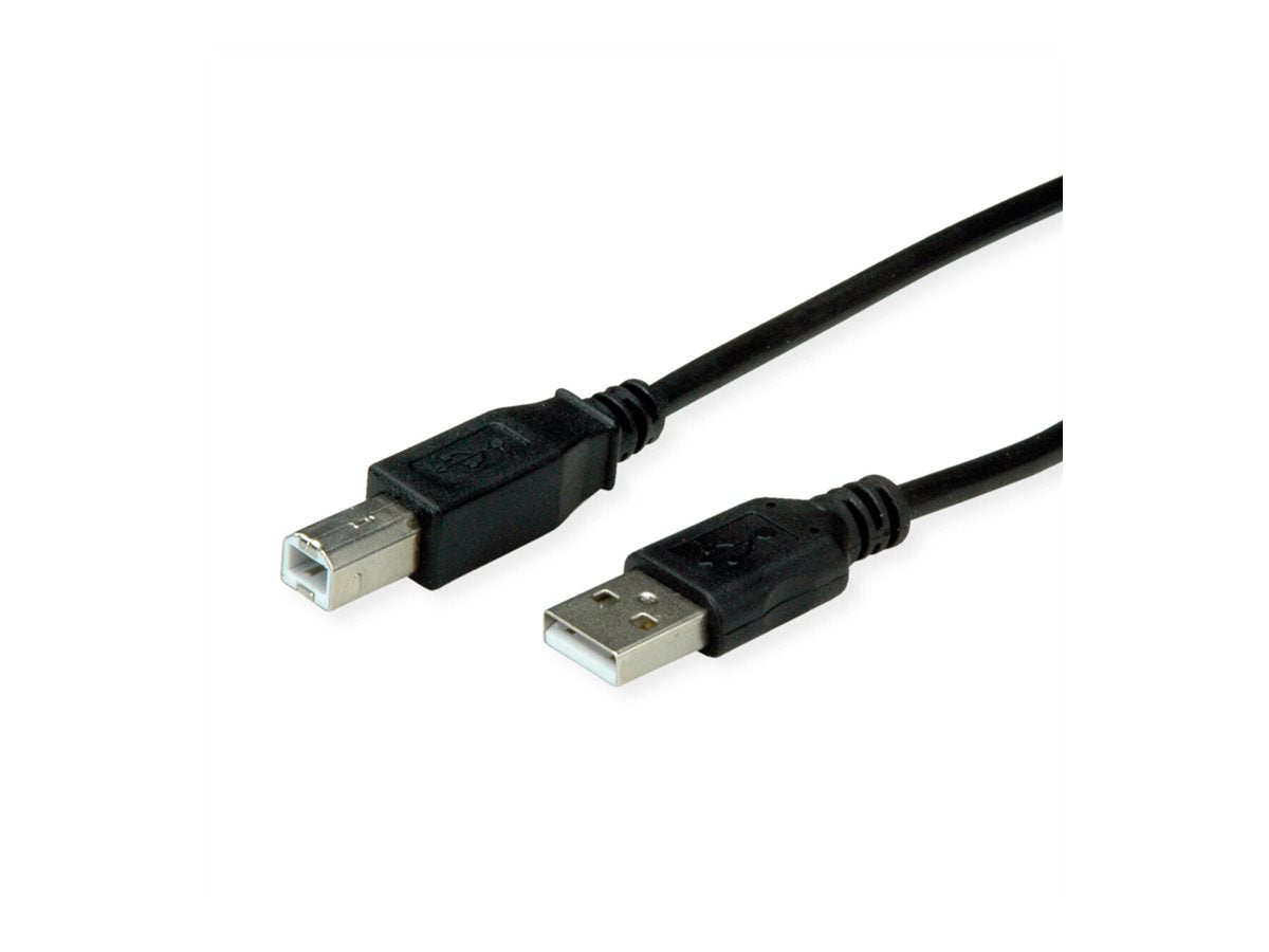 ROLINE RM USB 2.0 Kabel Typ A-B schwarz 1,8m Verpackung