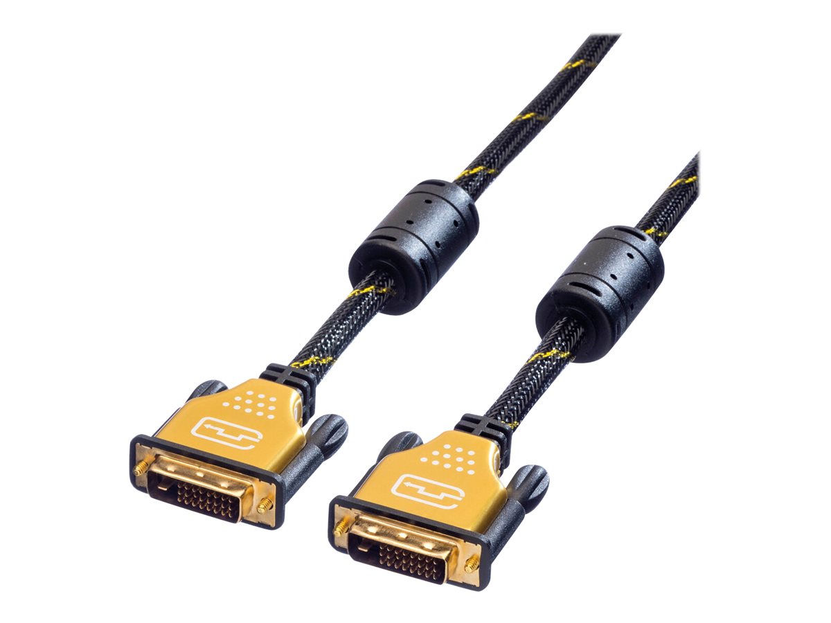 ROLINE GOLD Monitorkabel DVI ST-ST 2m - Anschlussansicht