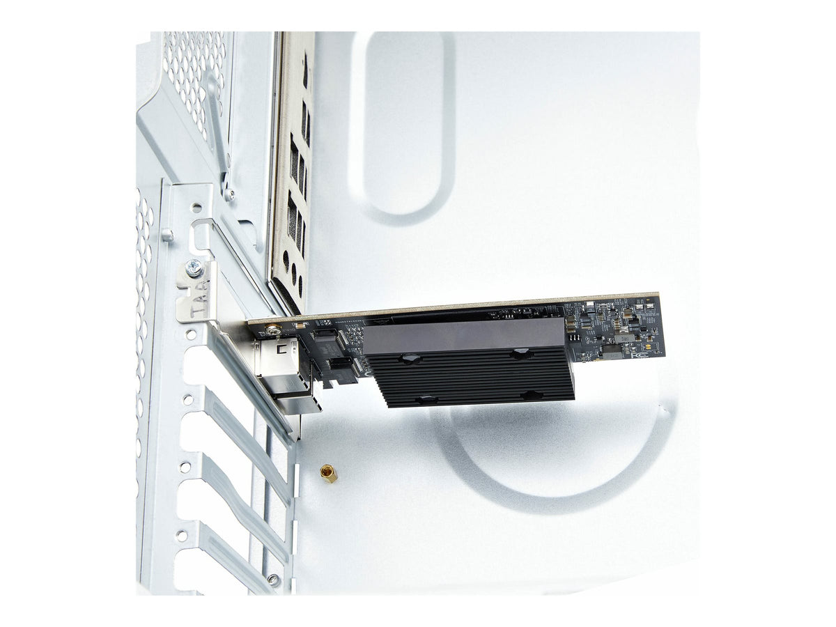 STARTECH.COM 2-Port PCIe 10Gb Ethernet Netzwerkkarte Windows und Linux BCM57416 Chipset 10GBASE-T NIC Karte TAA