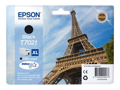EPSON T7021 Tintenpatrone schwarz hochkapazität Detailansicht