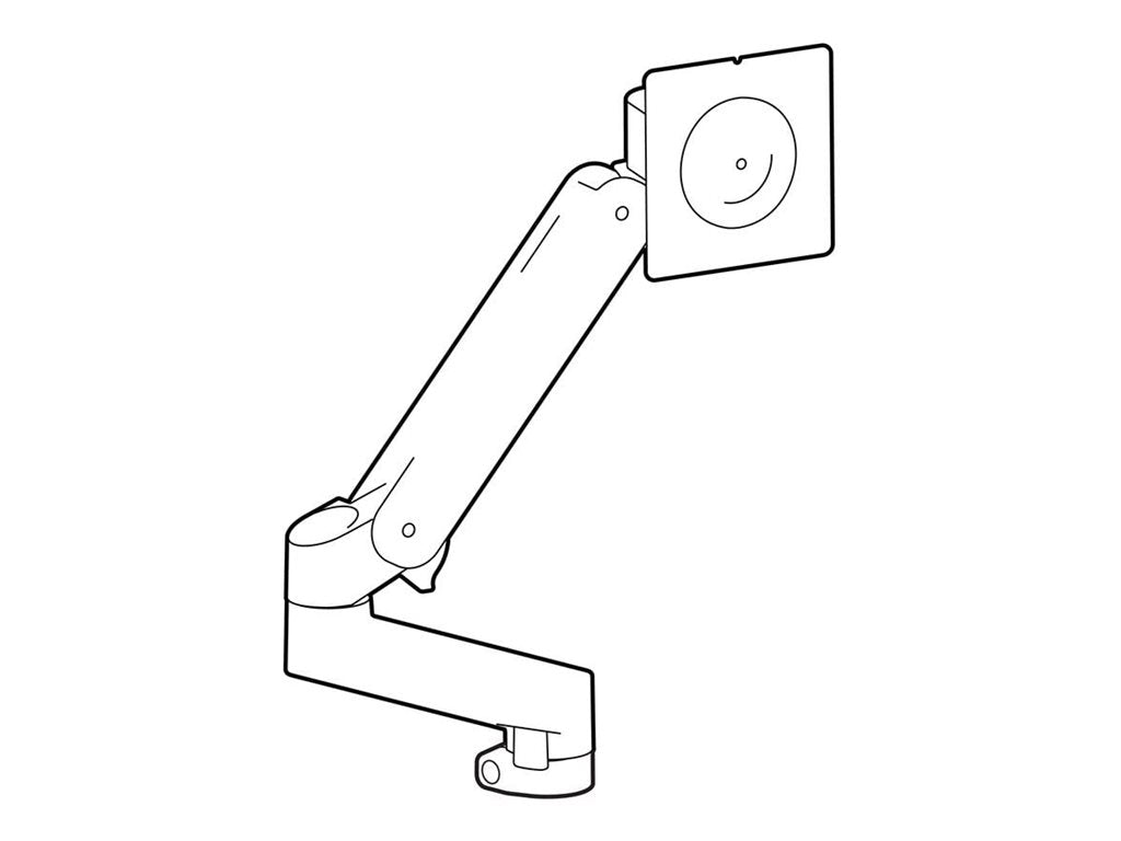 Detailansicht des ERGOTRON LX Pro Display Arm Expansion Kit mit Kabelmanagement