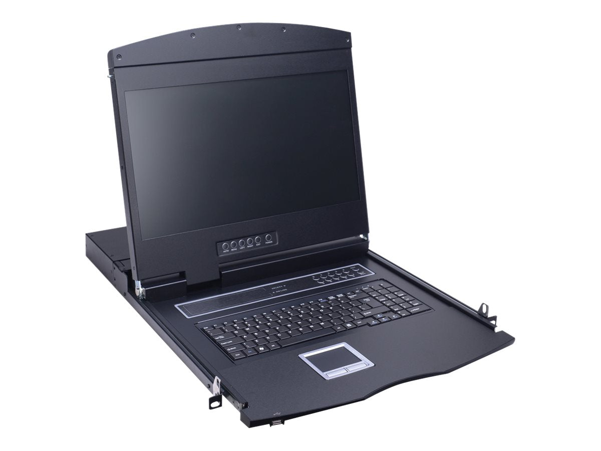 VALUE 48,26cm 19Zoll-KVM-Switch 8-Port Vorderansicht