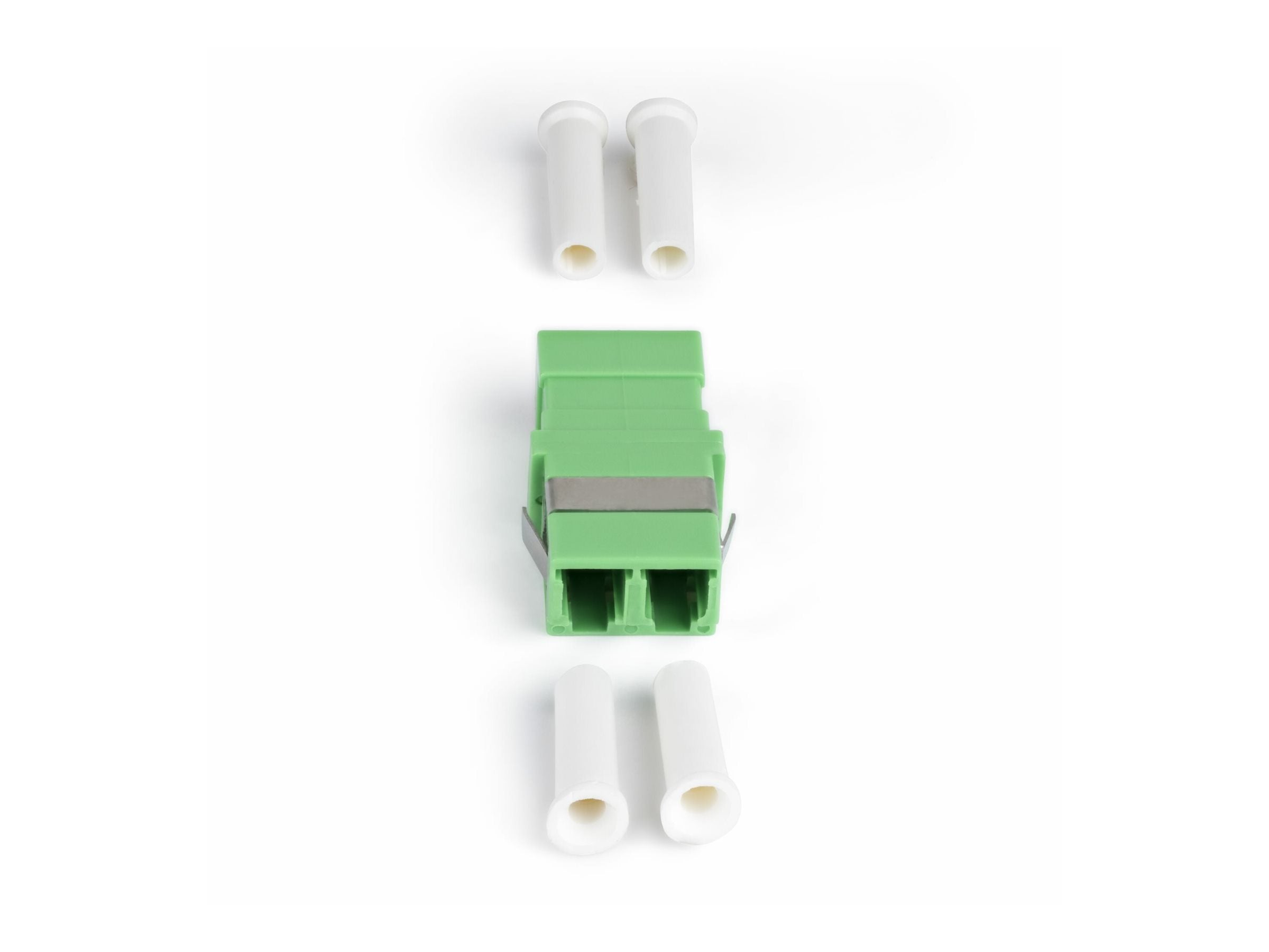 STARTECH.COM LC auf LC Kupplung 10er Pack OS2 Singlemode LC Glasfaser Kupplung im SC-Formfaktor ohne Flansch LC/APC Duplex Adapter