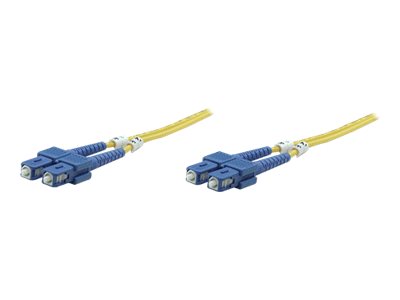 INTELLINET LWL Kabel SC/SC OS2 3m gelb 9/125um Duplex Singlemode Detailansicht