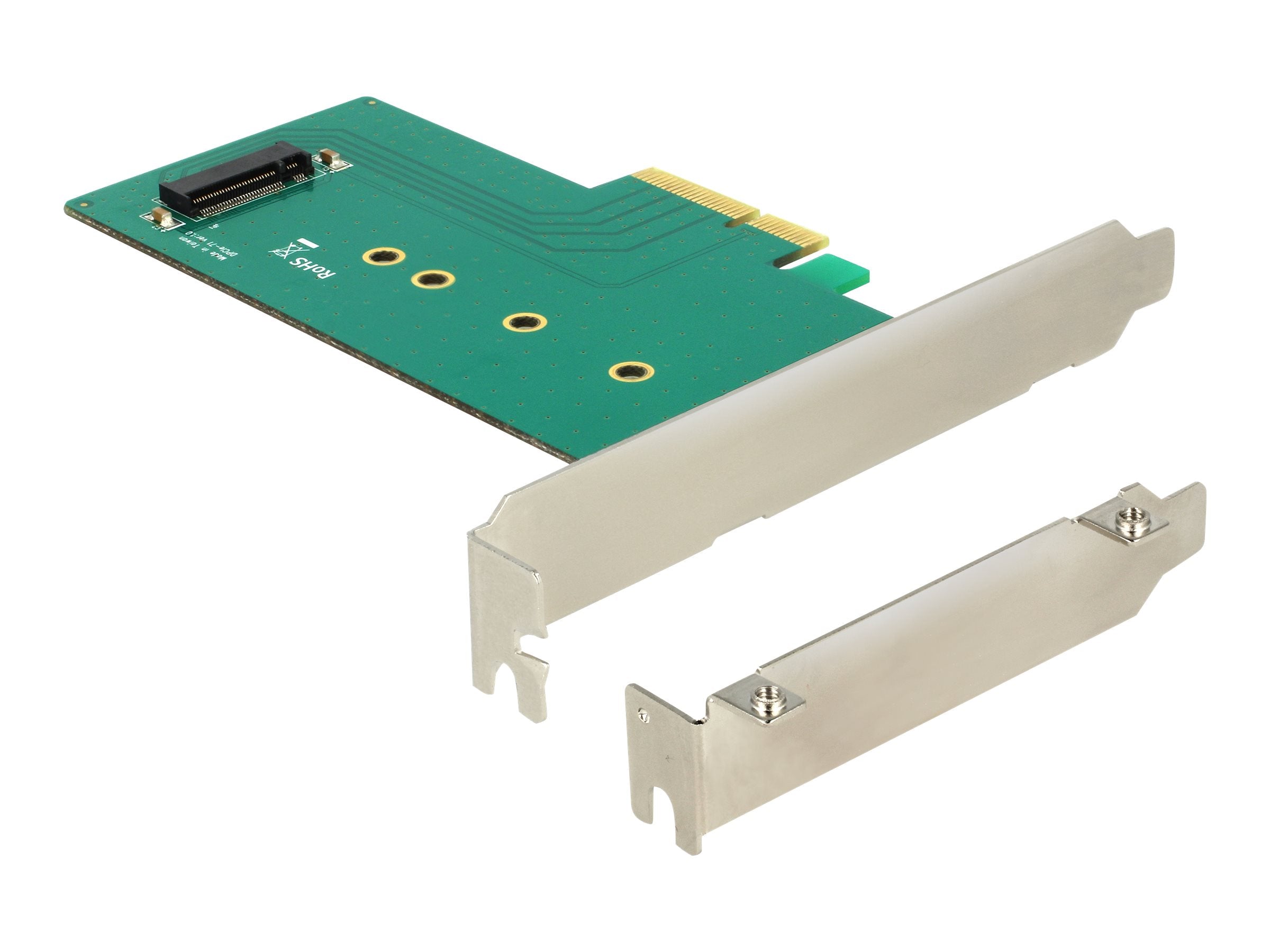 DELOCK PCIe 4.0 x4 Karte Vorderansicht
