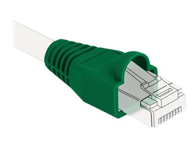 DELOCK Knickschutztülle für RJ45 Stecker grün 20 Stück