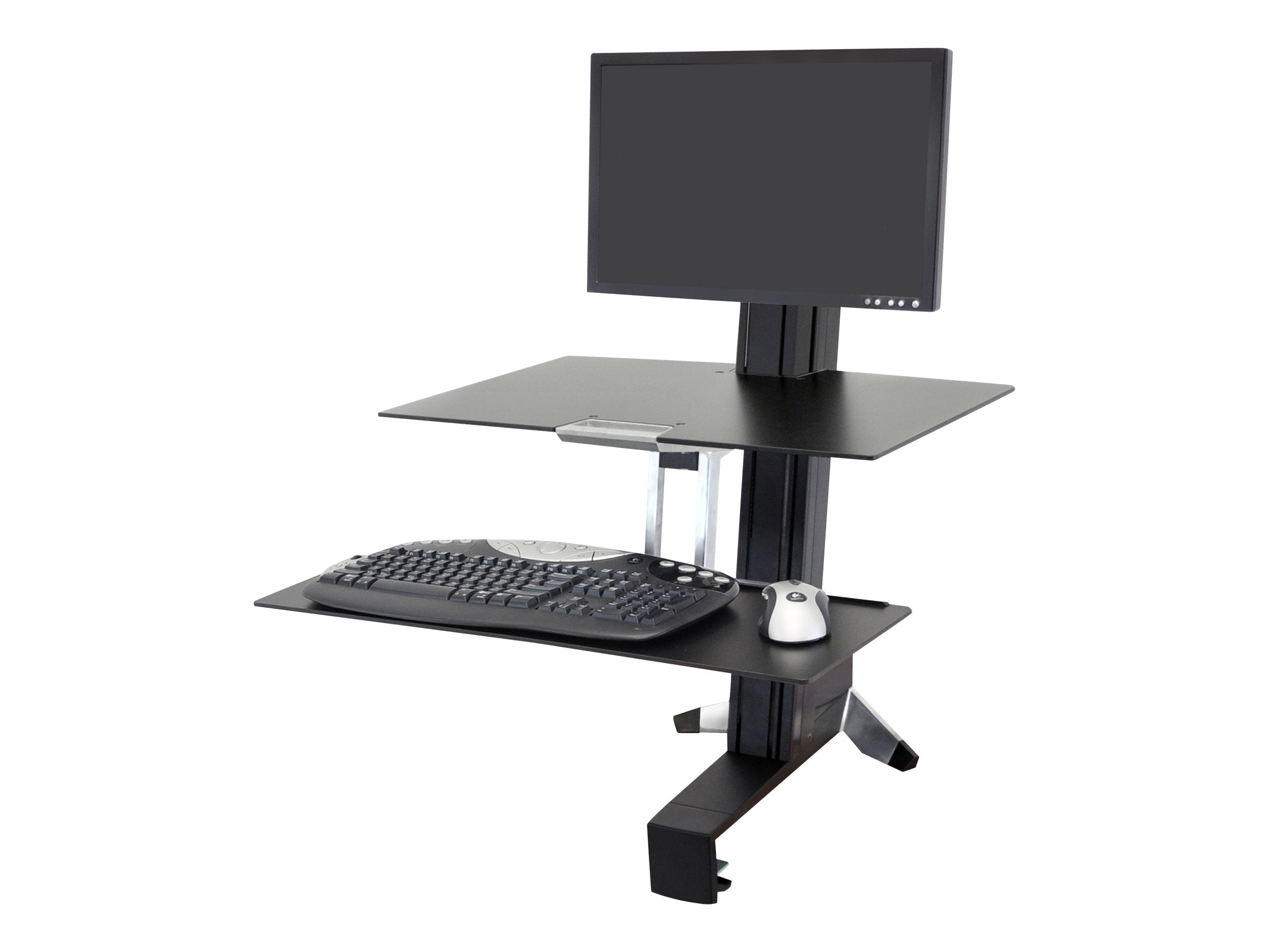ERGOTRON WorkFit-S Stehender Tischwandler Vorderansicht