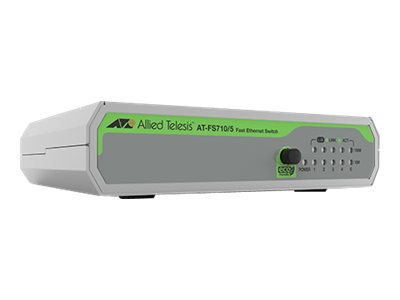 ALLIED 5-port 10/100TX unmanaged switch Vorderansicht