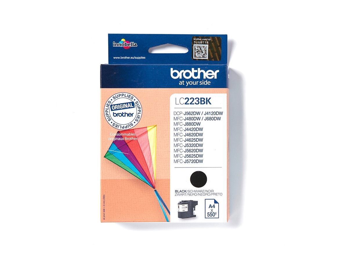 BROTHER LC-223 Tinte schwarz Vorderansicht