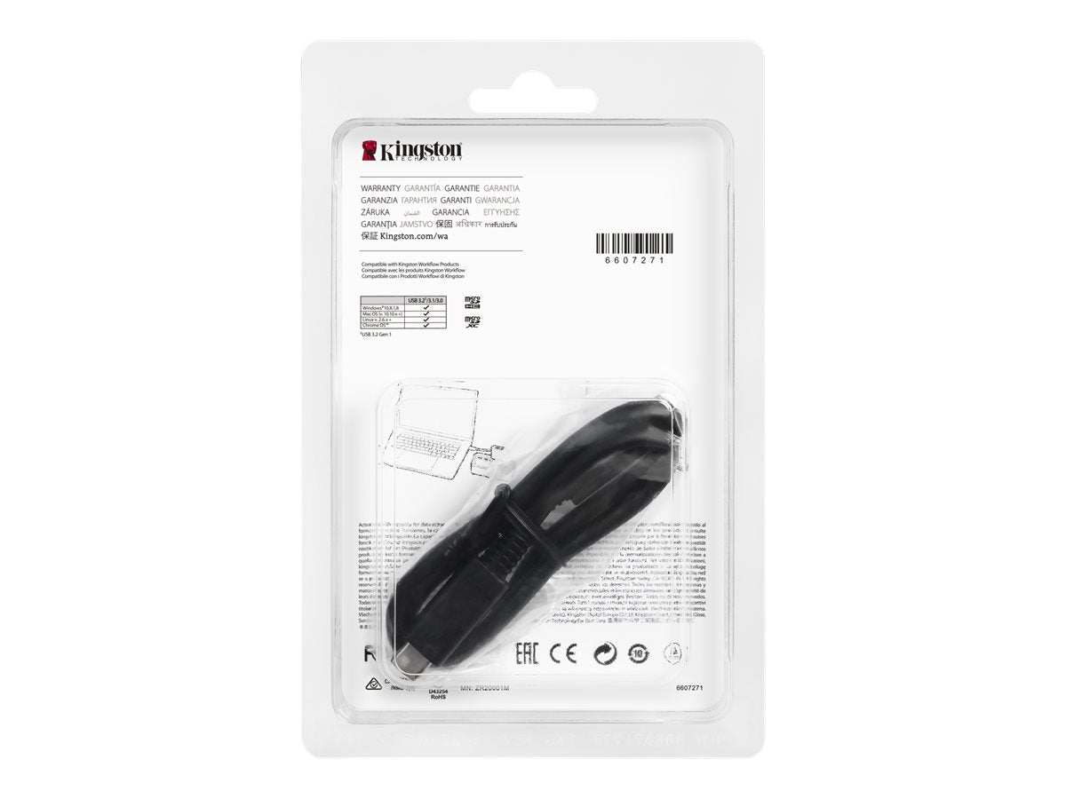 KINGSTON USB3.2 Gen1 Workflow Dual-Slot microSDHC/SDXC Card Reader Detailansicht