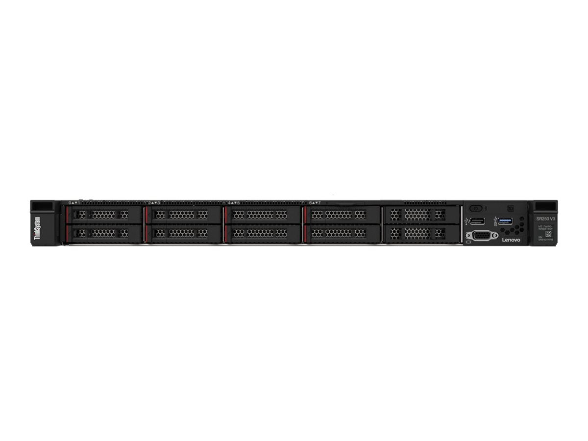 LENOVO ISG ThinkSystem SR250 V3 Intel Xeon 6353P 8C 2.7GHz 65W 1x32GB 2Rx8 2x960GB SSD RAID 940-8i 4GB Flash PCIe Gen4 12Gb Ad