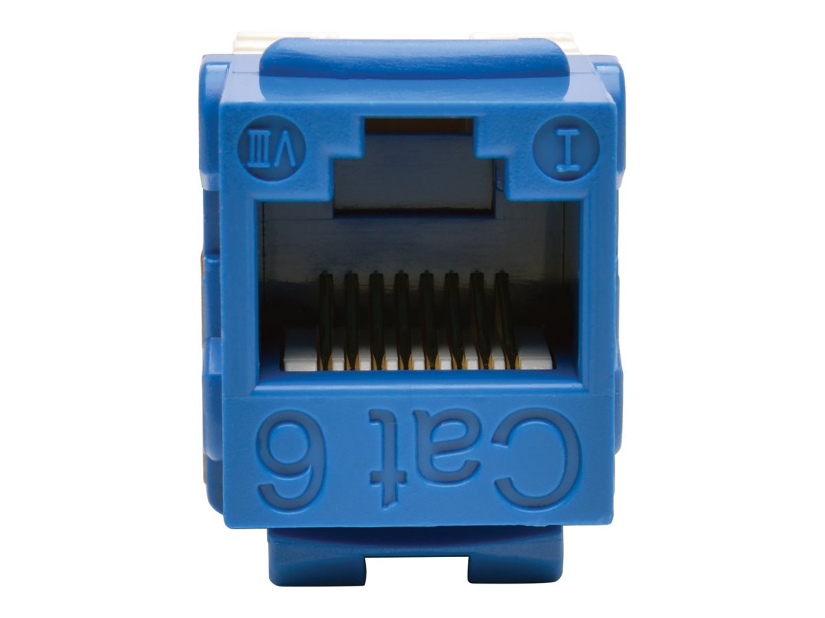 EATON TRIPPLITE Cat6/Cat5e 110 Punch Down Keystone Jack Vorderansicht