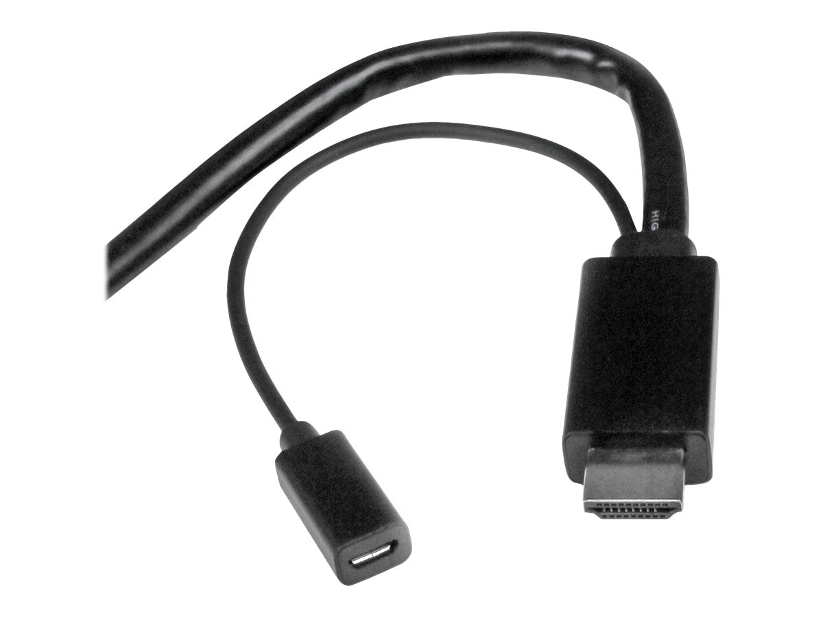 STARTECH.COM 2m HDMI, DisplayPort oder Mini DisplayPort auf HDMI Konverter Kabel - Detailansicht