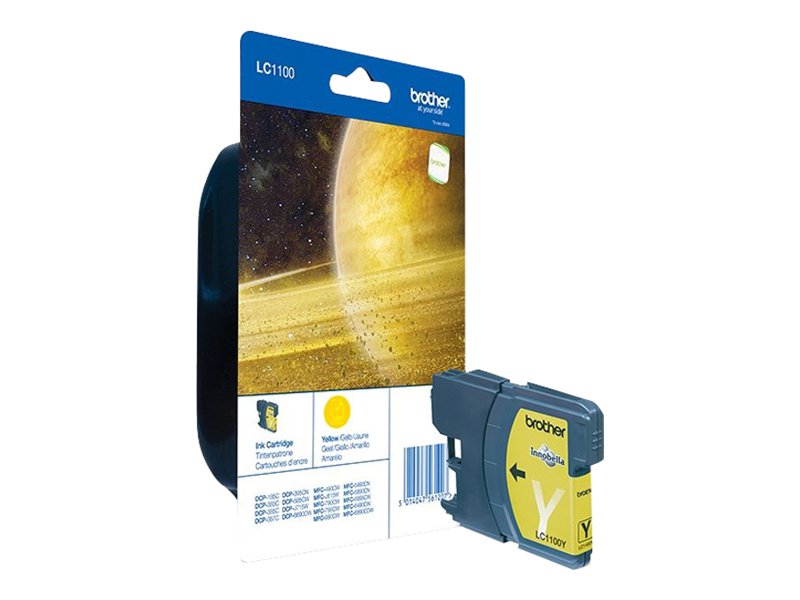 BROTHER LC-1100 Tinte gelb im Einsatz