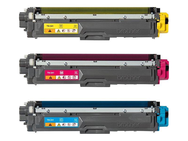 BROTHER TN241C/M/Y rainbow pack multi pack toners - Detailansicht