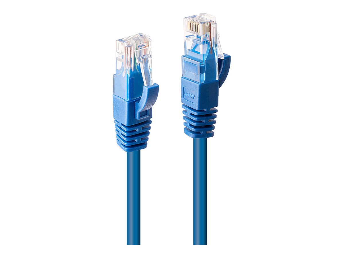 LINDY Cat.6 U/UTP Kabel, blau, 5m - Verpackung
