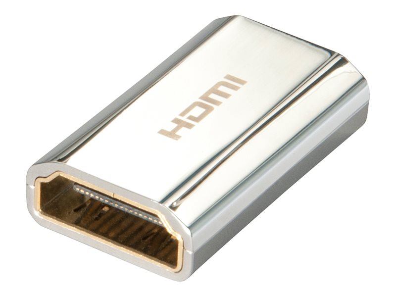 LINDY CROMO HDMI Doppelkupplung Vorderansicht