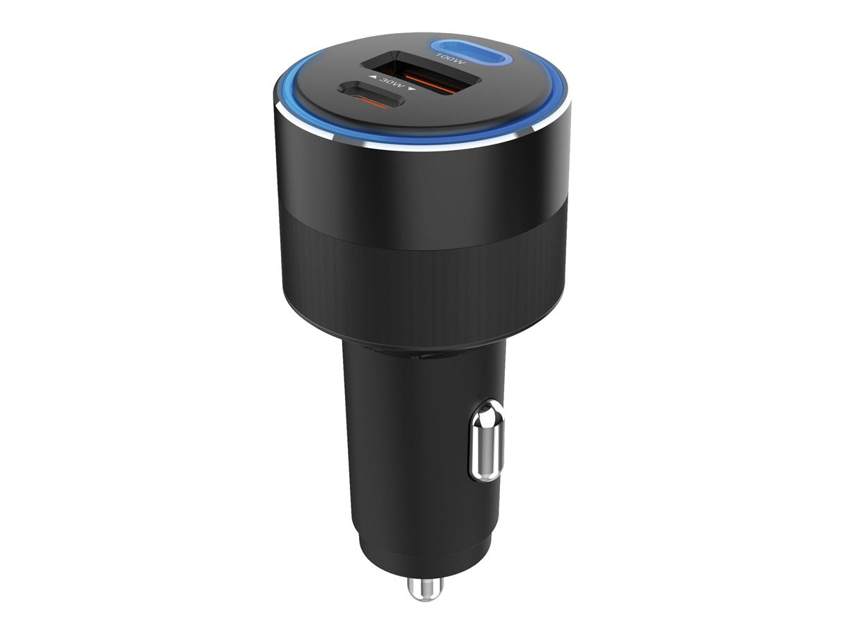 SANDBERG Car Charger 3in1 130W USB-C PD Vorderansicht