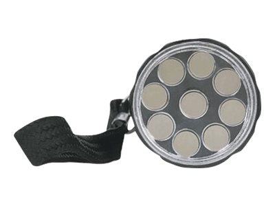 Vorderansicht der MANHATTAN 3er-Pack LED-Aluminiumtaschenlampe