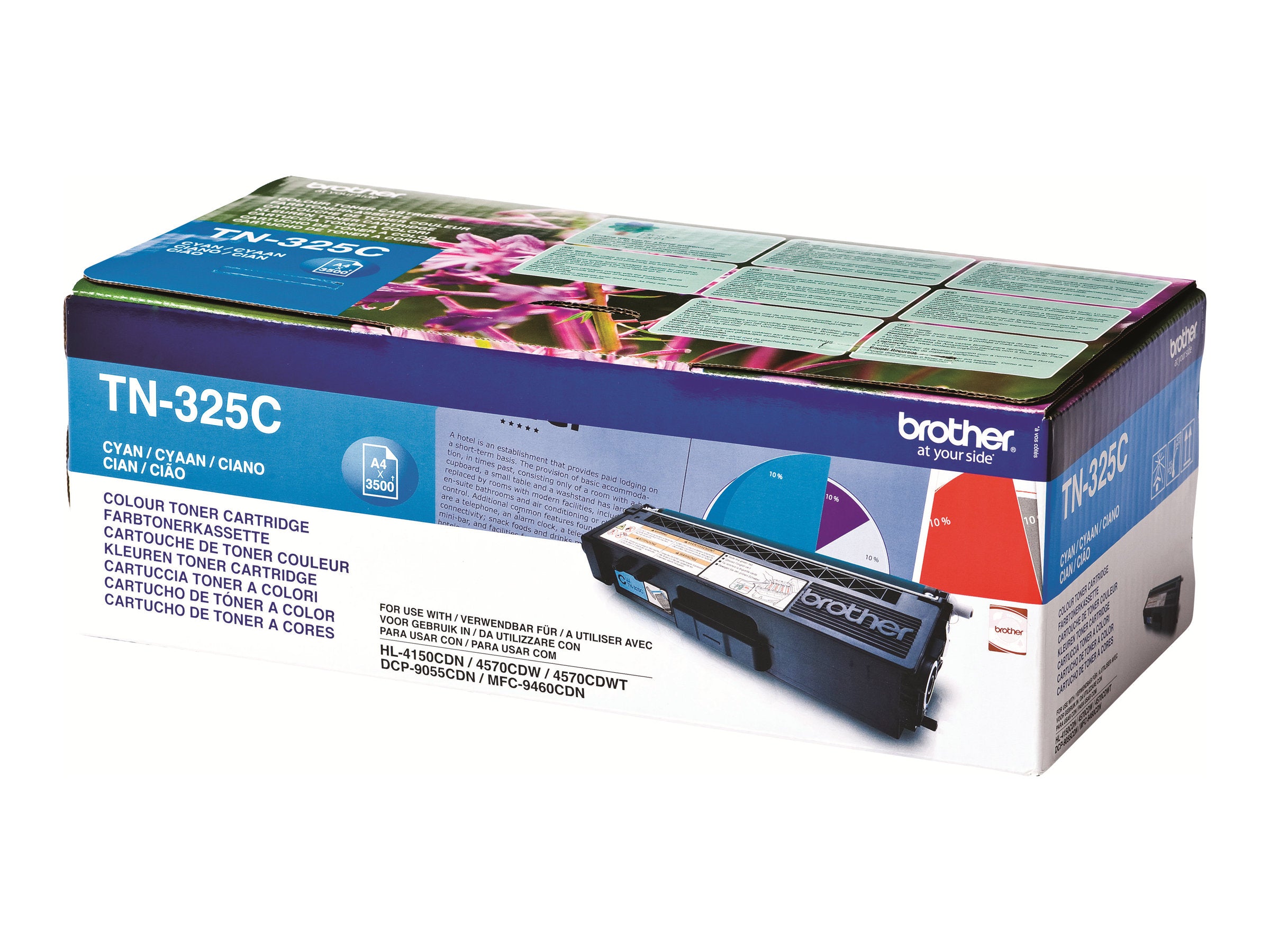 BROTHER TN-325 Toner cyan Vorderansicht