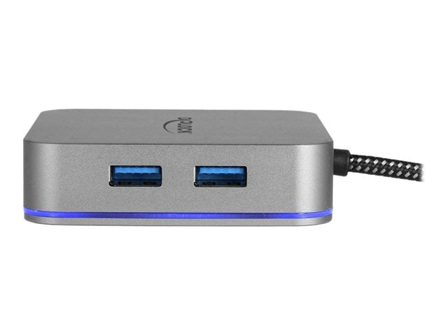 DELOCK USB Type-C Dockingstation mit LED Beleuchtung