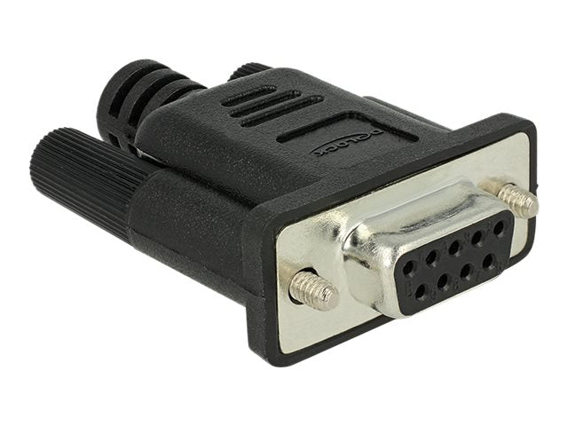 DELOCK Adapter RS-232 DB9 Buchse Loopback Vorderansicht