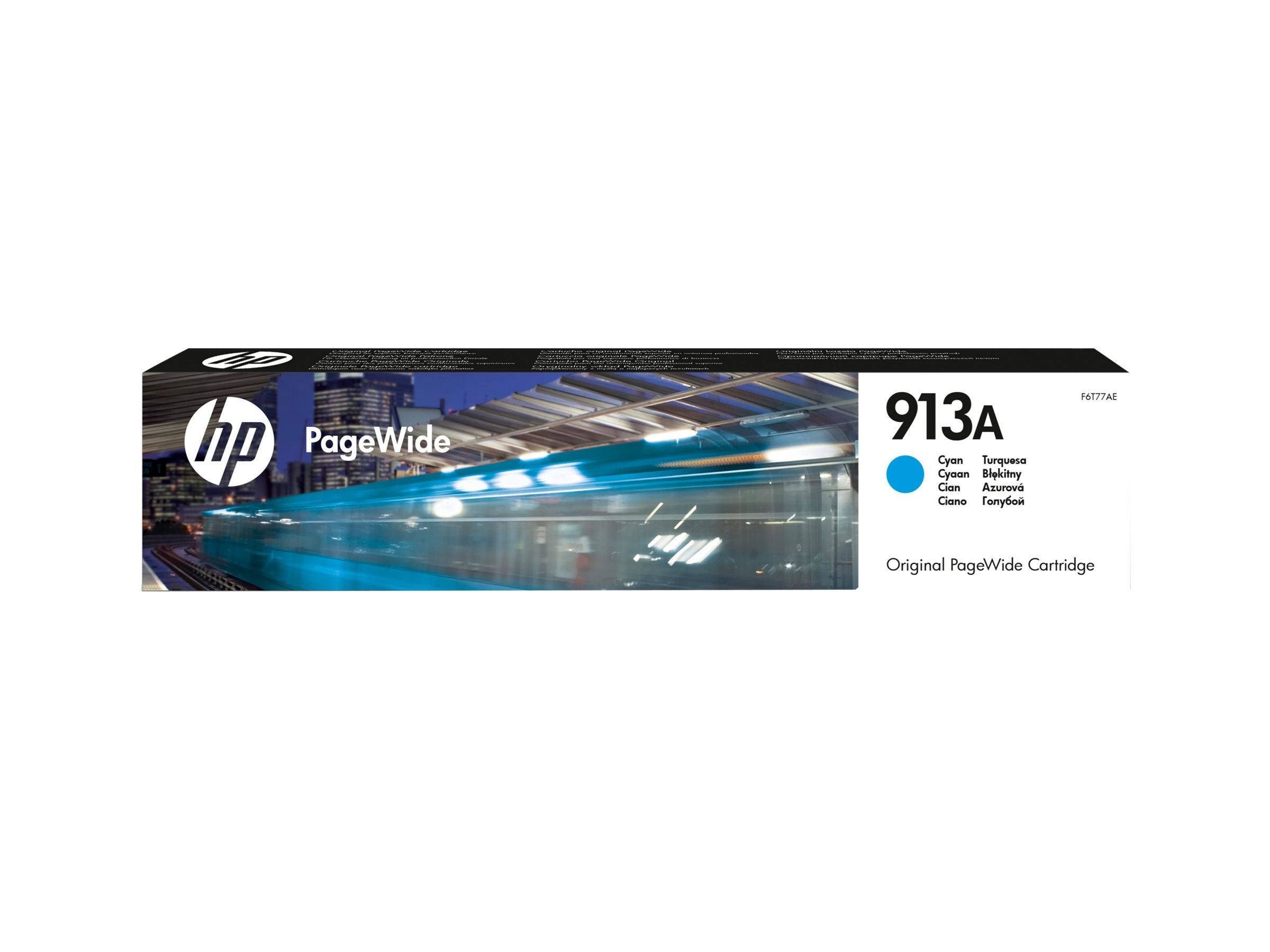 HP 913A original cyan PageWide cartridge Verpackung