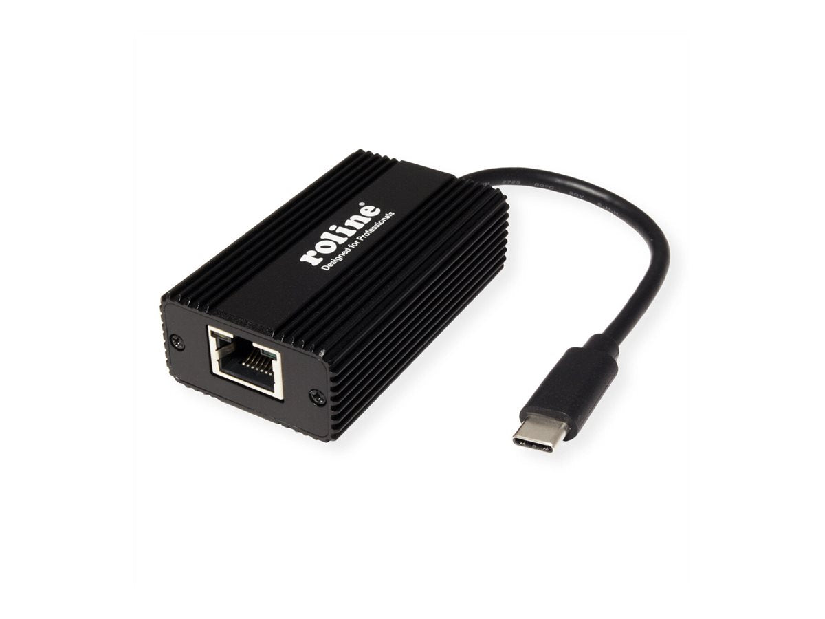 ROLINE USB 3.2 Gen 2 zu 2.5-Gigabit-Ethernet Konverter Vorderansicht