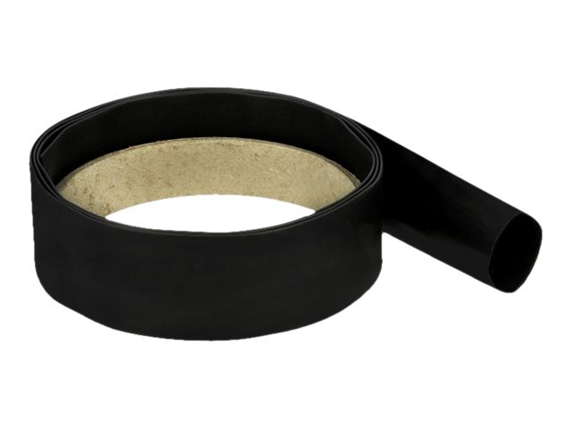 DELOCK Schrumpfschlauch 1 m x 18 mm schwarz - Vorderansicht