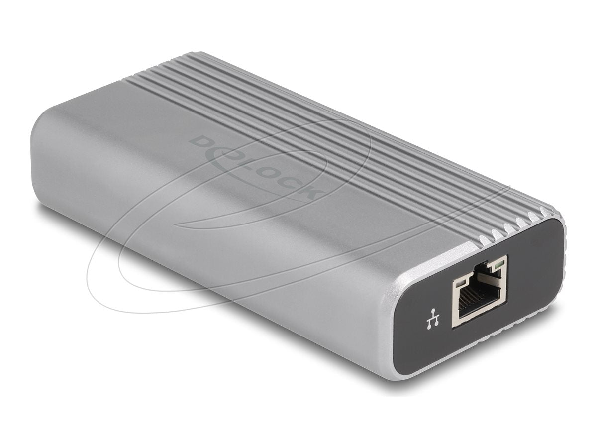 DELOCK USB 40 Gbps USB Type-C Netzwerk Adapter Vorderansicht