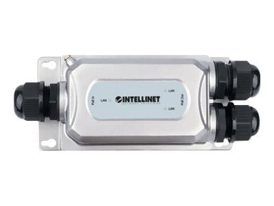 INTELLINET 2-Port Outdoor Gigabit Ultra PoE Extender Seitenansicht