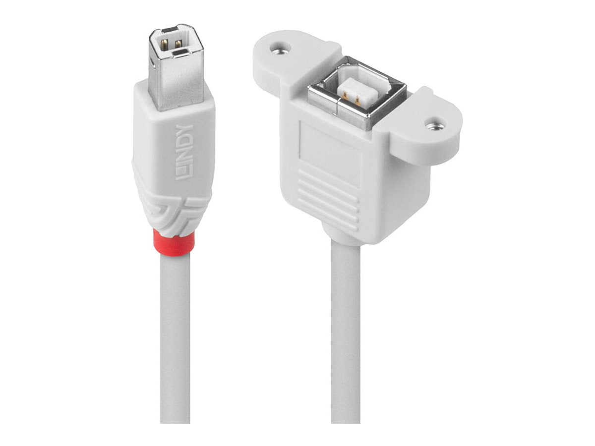 LINDY USB 2.0 Verlängerungskabel Typ B/B Detailansicht
