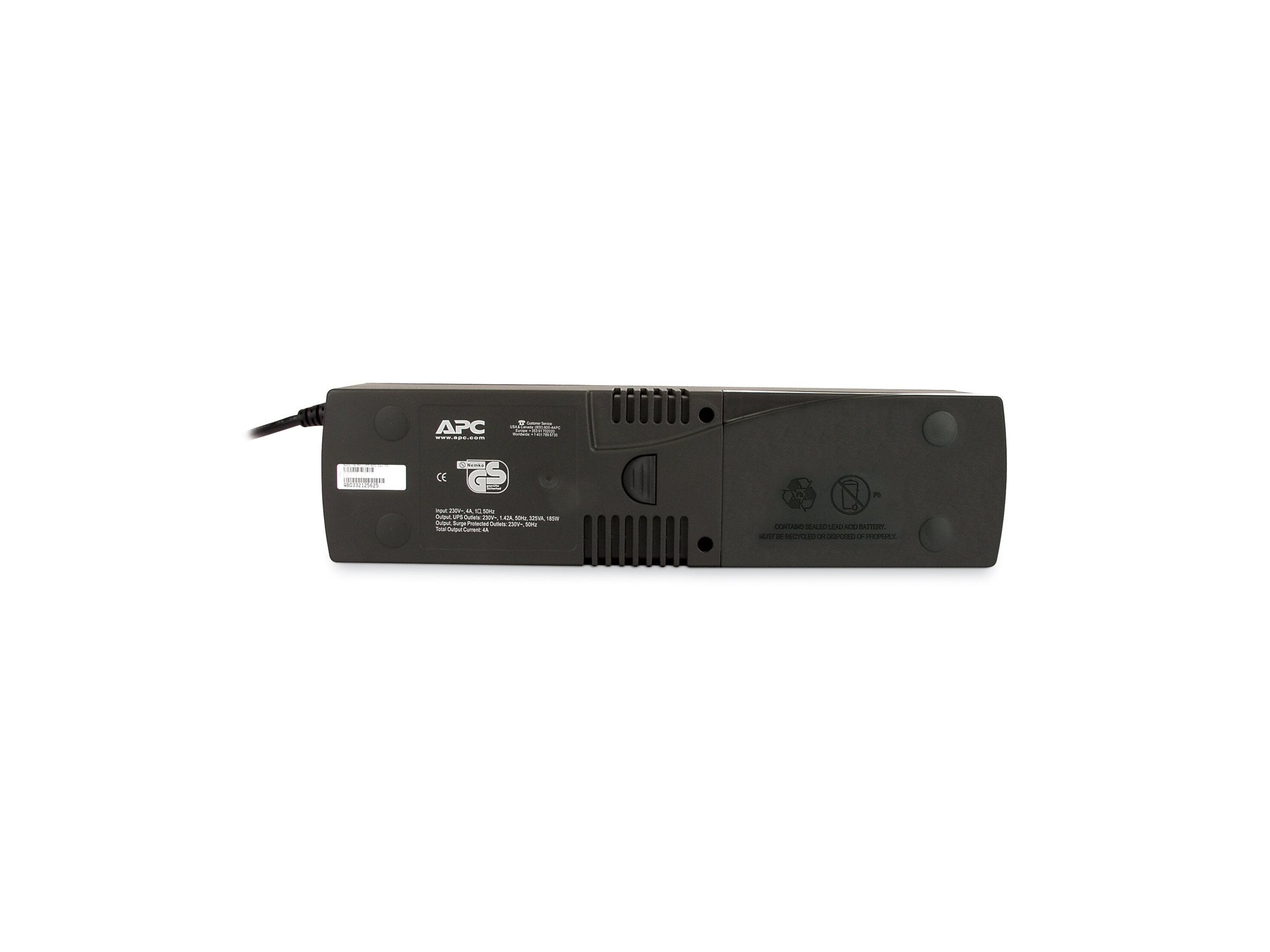 APC SurgeArrest + Battery Backup 325VA UPS Detailansicht