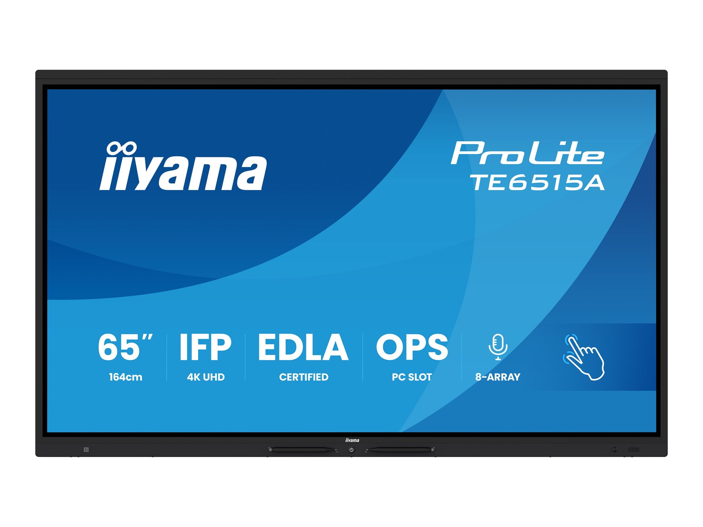 IIYAMA TE6515A-B1AG 65 Zoll Display Vorderansicht