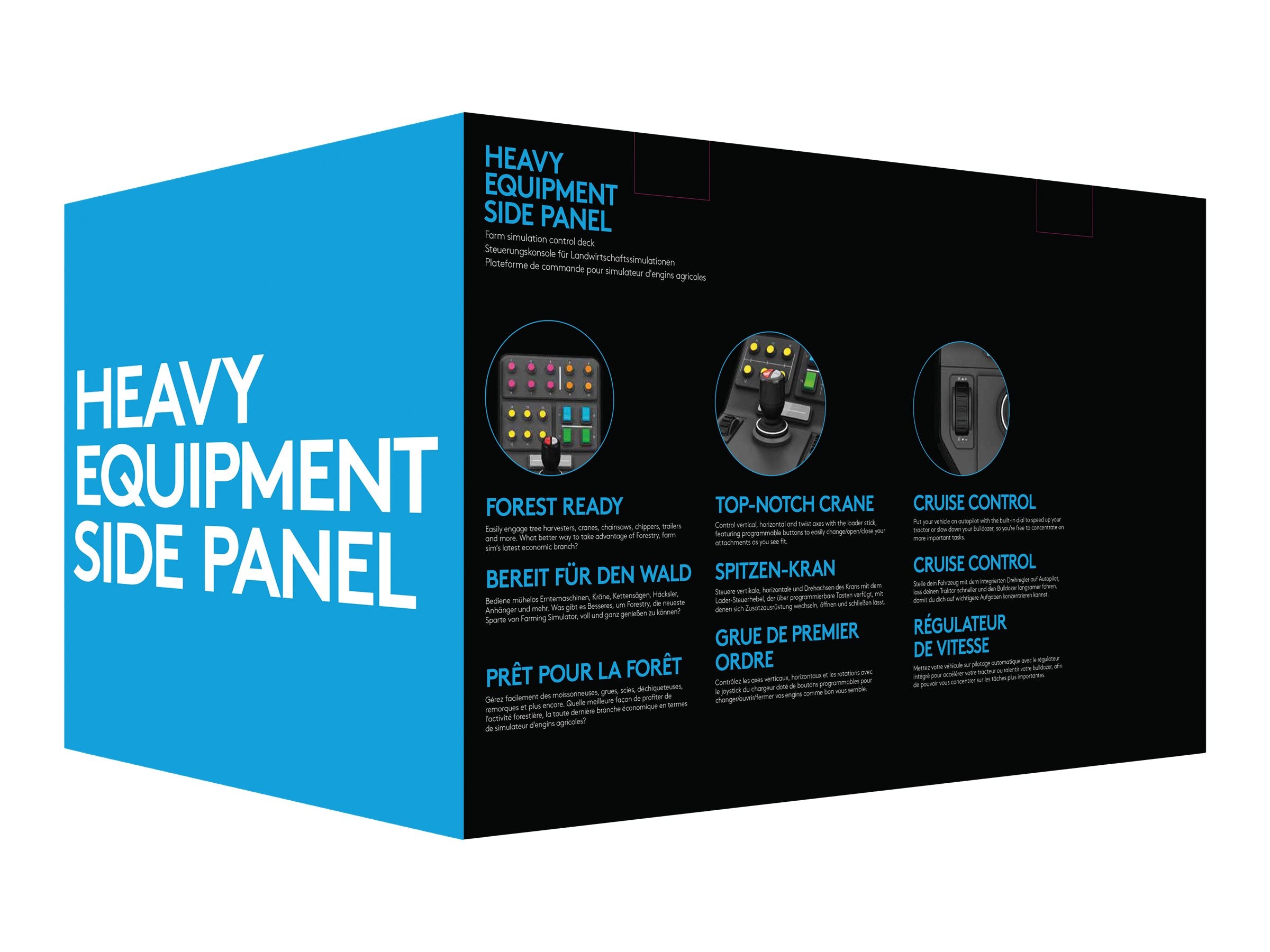 LOGITECH Heavy Equipment Side Panel Flight simulator controller Verpackung