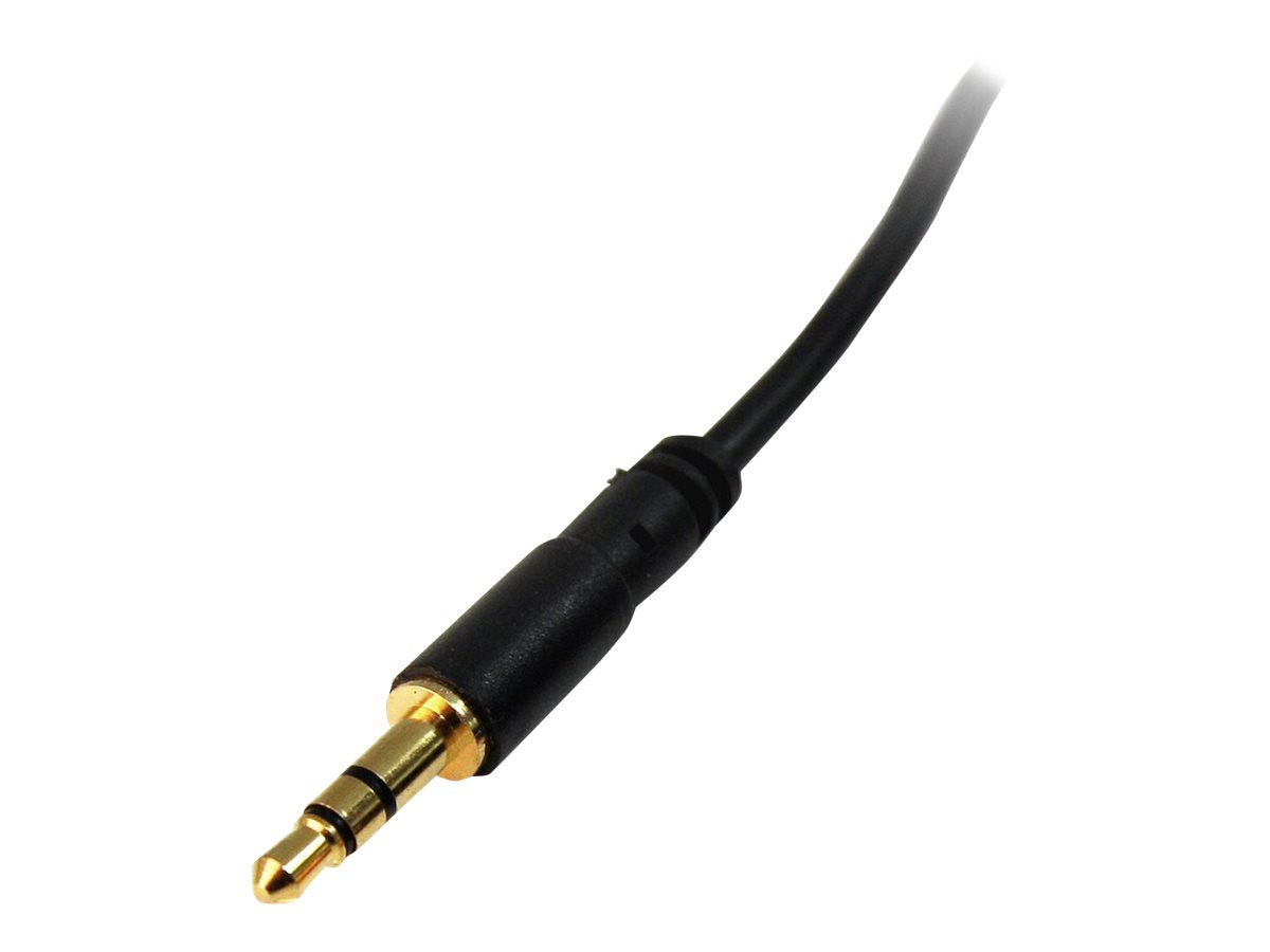 STARTECH.COM 3 ft Slim 3.5mm Stereo Audio Cable - M/M Vorderansicht