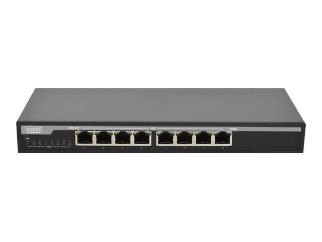 DIGITUS 8-Port Gigabit Netzwerkswitch Detailansicht