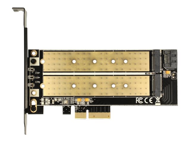 DELOCK PCI Express 4.0 x4 Karte Vorderansicht