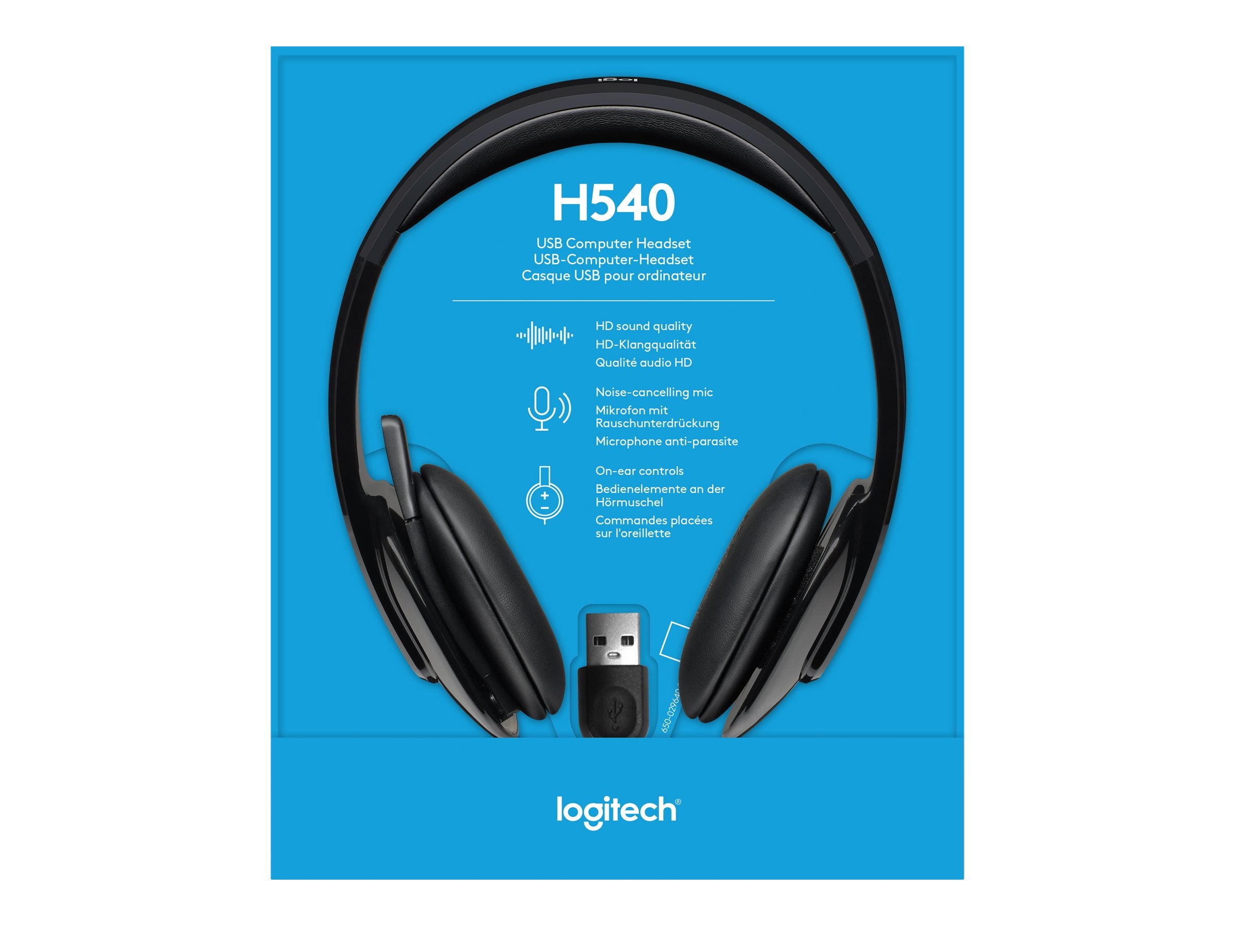 LOGITECH USB Headset H540 Verpackung