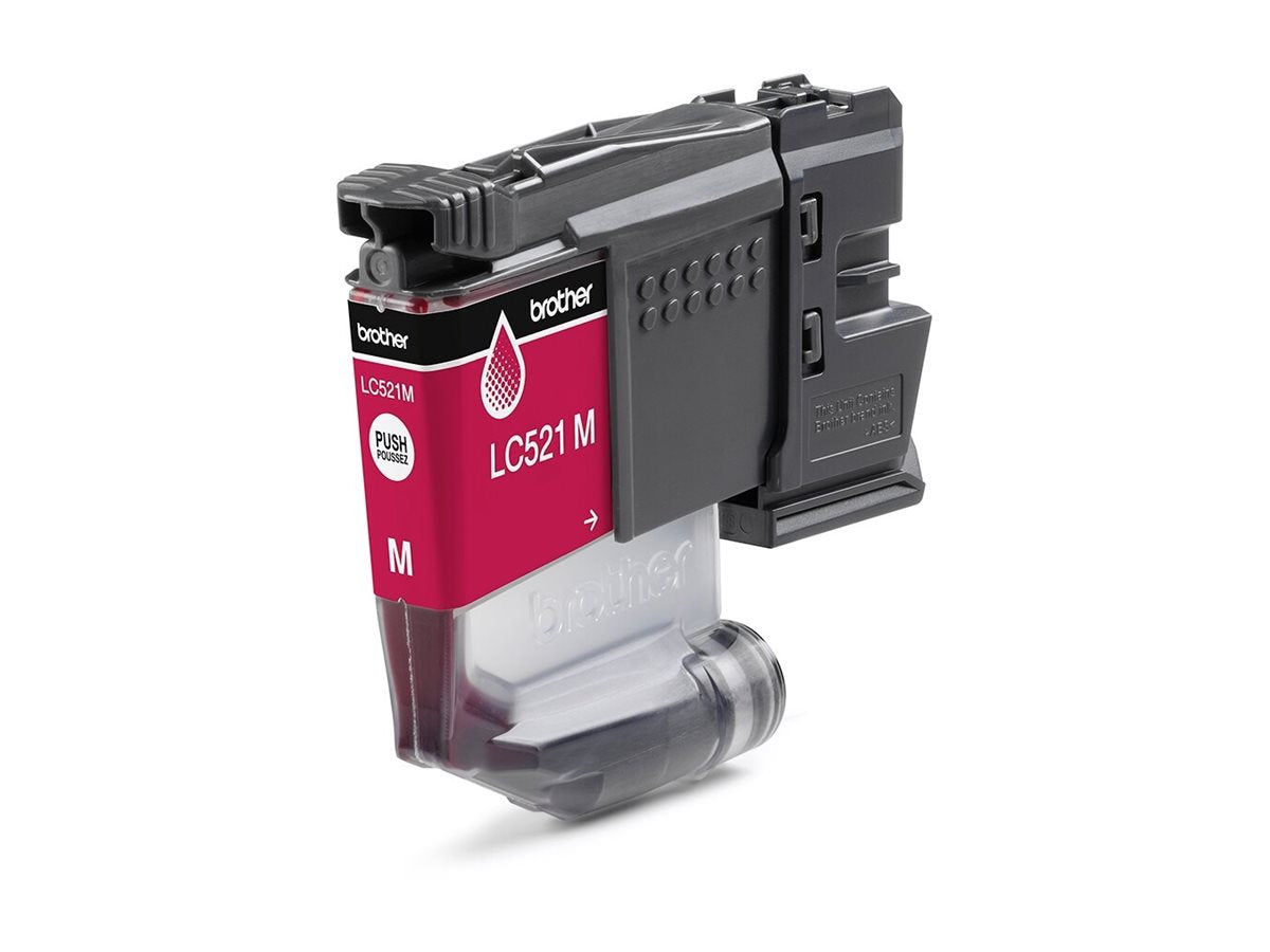 BROTHER LC521M Tintenpatrone Magenta Verpackung