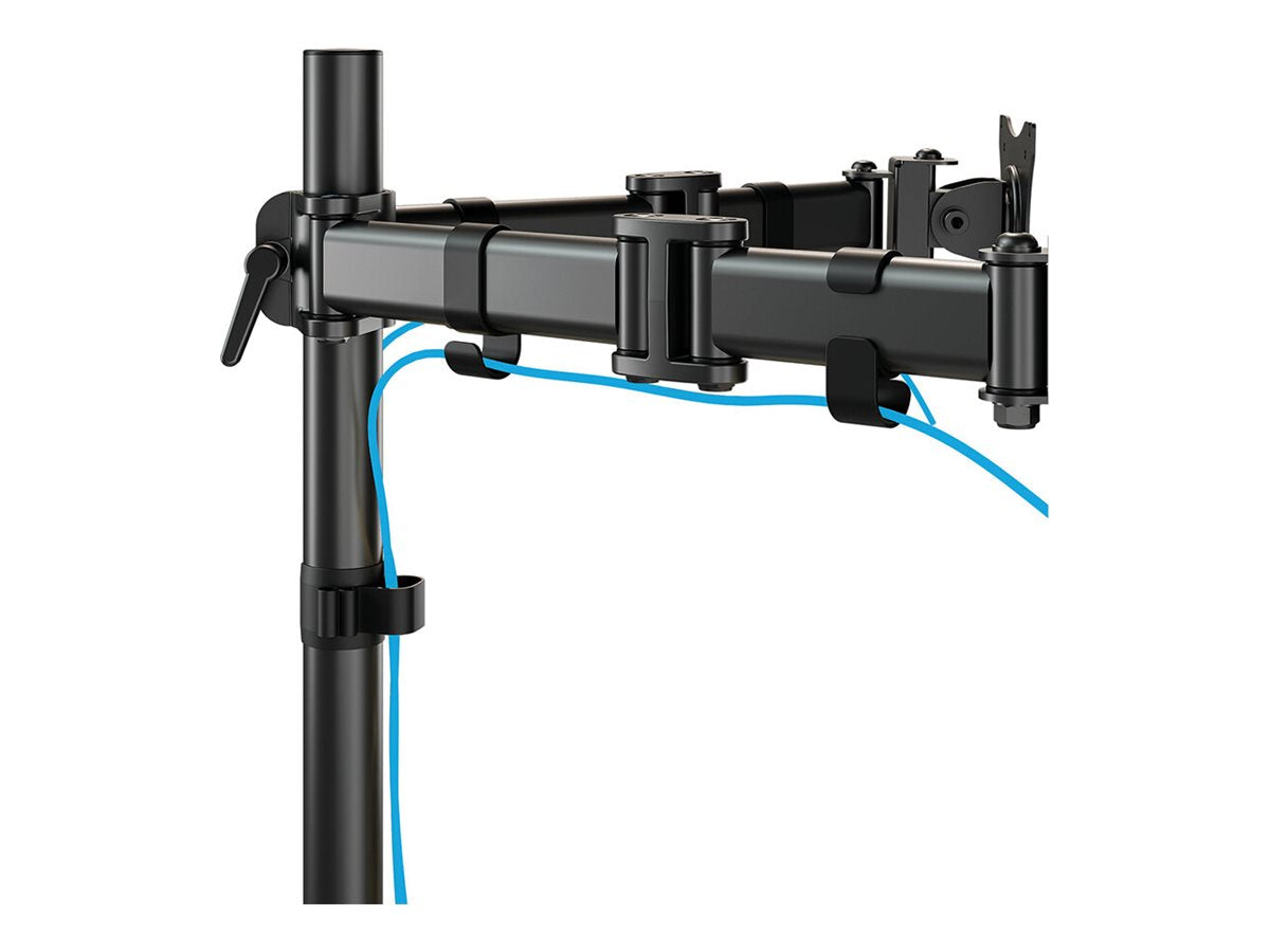 NEOMOUNTS Monitor Dual Deskmount Tischhalter Seitenansicht