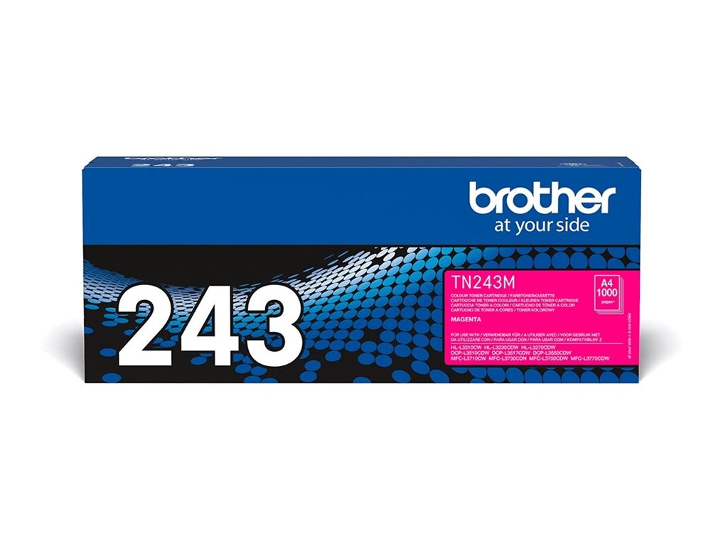 BROTHER Magenta standard toner TN243M Vorderansicht
